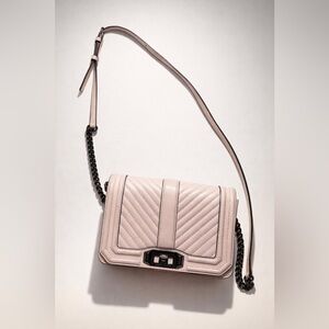 Rebecca Minkoff Chevron Quilted Love Crossbody Bag